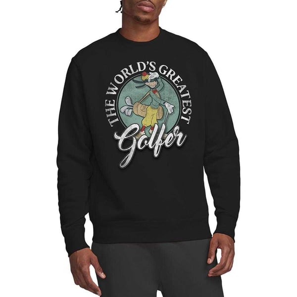 Mickey & Friends Mens The World´s Greatest Golfer Goofy Sweatshirt