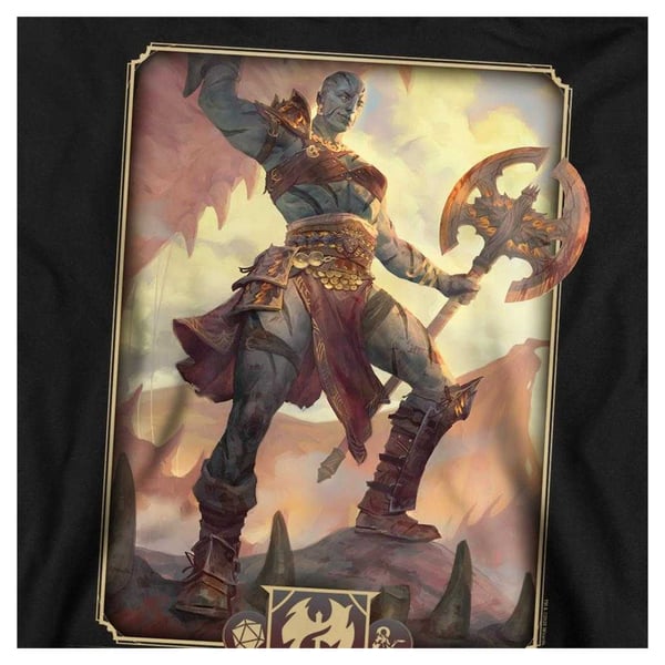 Dungeons & Dragons Unisex Adult 2024 Barbarian Key Art Sweatshirt