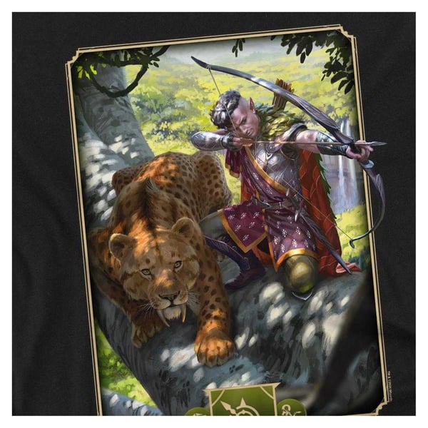 Dungeons & Dragons Unisex Aikuisten Ranger Key Art T-paita