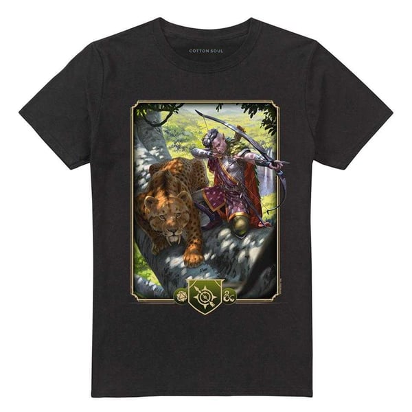 Dungeons & Dragons Unisex Aikuisten Ranger Key Art T-paita