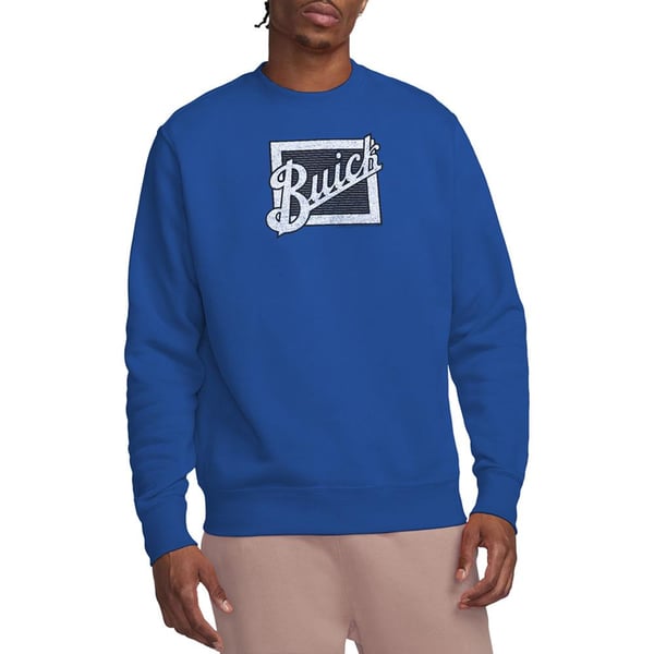 Buick Unisex Adult Distressed Emblem Logo Sweatshirt