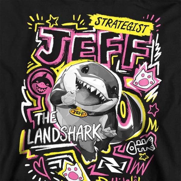 Marvel Rivals Unisex aikuisten Jeff the Land Shark -huppari