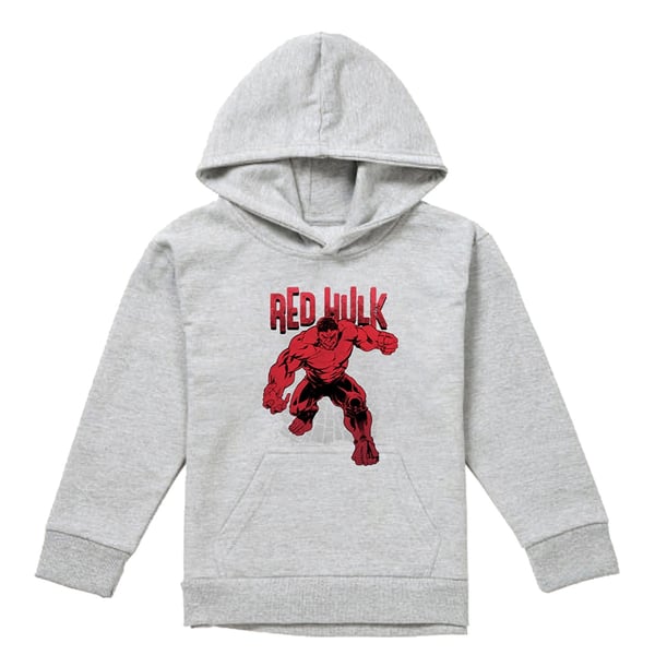 Marvel Childrens/Kids Red Hulk Cracked Pull Over Hoodie