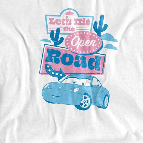 Autot Tytöt Avoin Tie Sally Carrera T-paita