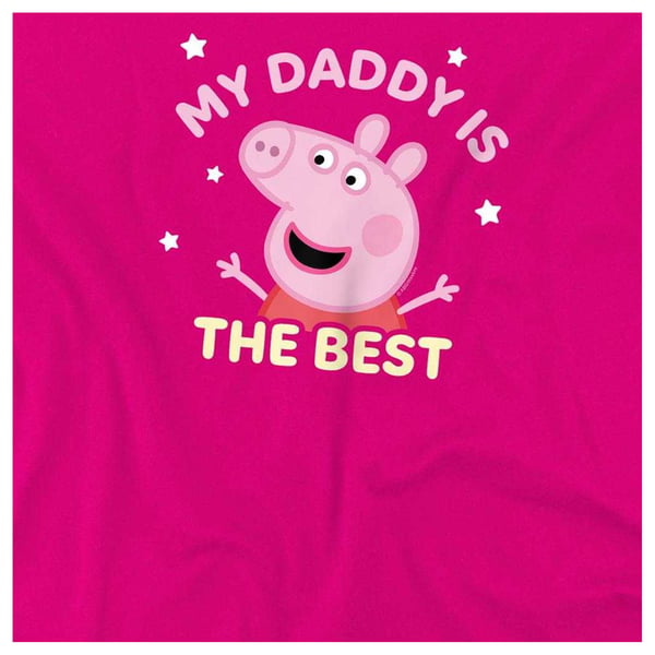 Peppa Pig Tyttöjen Isäni on Paras T-paita