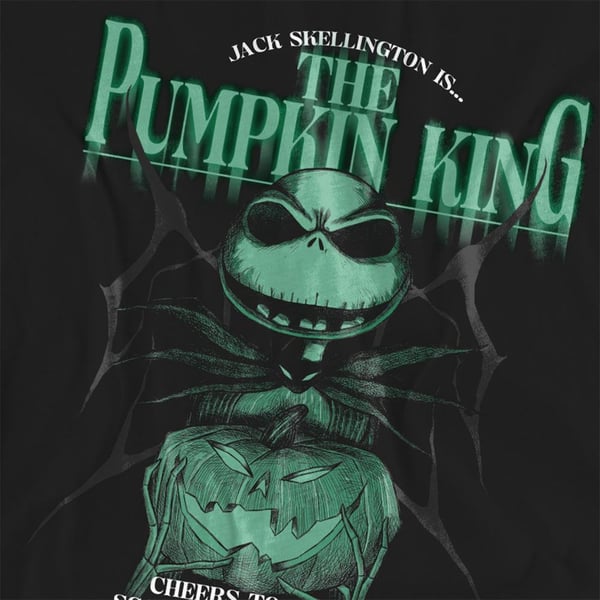 Nightmare Before Christmas naisten/naisten Cheers To Fears Jack Skellington T-paita