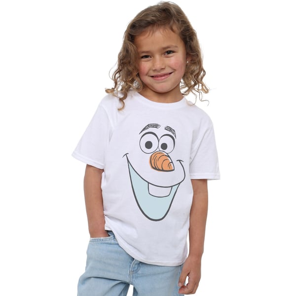 Frozen Girls Olaf Face T-Shirt