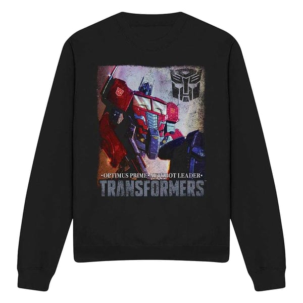 Transformers Unisex Adult Generations Optimus Prime Comic Cover Sweatshirt