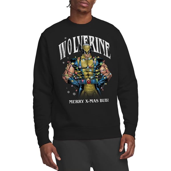 Wolverine Unisex Aikuisten Hyvää Joulua Bub! Collegepaita