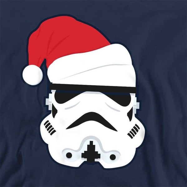 Star Wars Unisex Adult Stormtrooper Santa Hat Christmas Sweatshirt