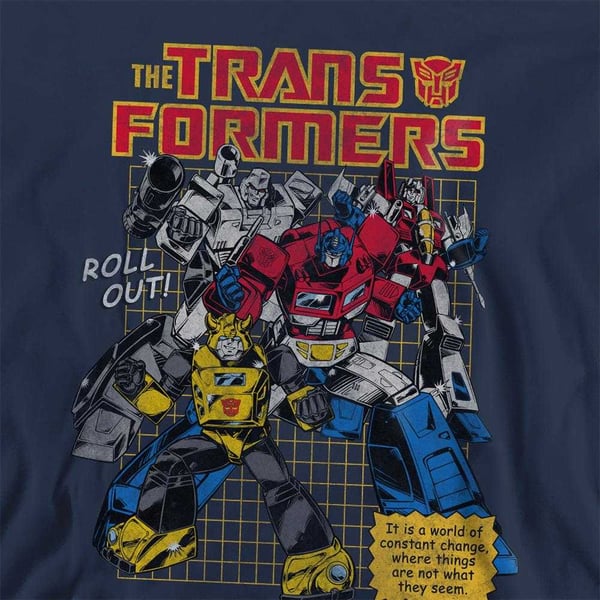 Transformers Unisex Adult World Roll Out Sweatshirt