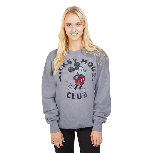 Disney Womens/Ladies Mickey Mouse Club Crew Neck Sweatshirt