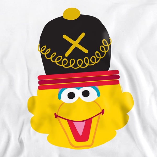Sesame Street Unisex Adult Big Bird Nutcracker Christmas Sweatshirt