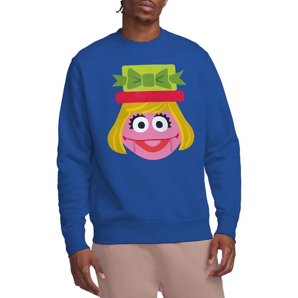 Sesame Street Unisex Adult Prairie Dawn Nutcracker Christmas Sweatshirt
