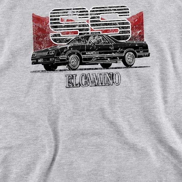 Chevrolet Unisex Adult El Camino Ss Mountains Heather Sweatshirt