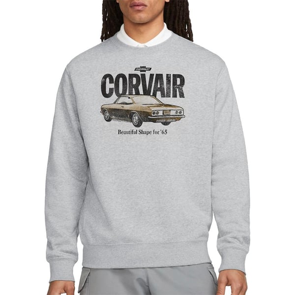 Chevrolet Unisex Adult Retro Corvair Heather Sweatshirt