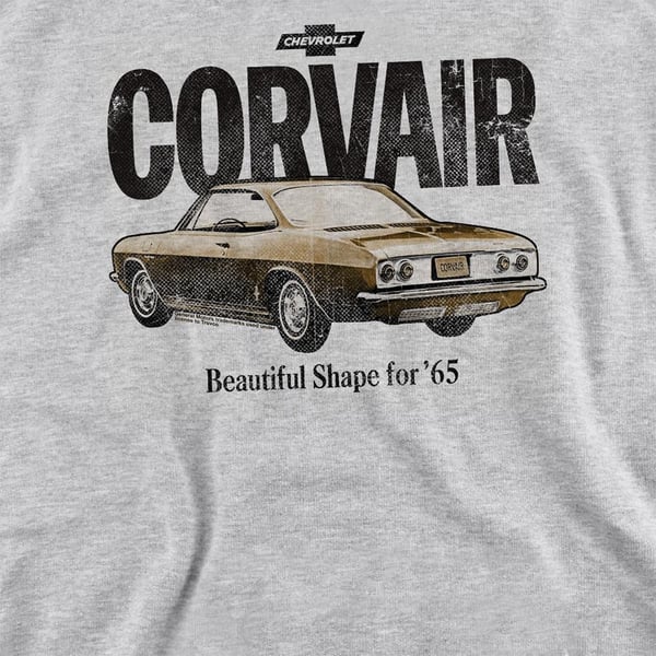 Chevrolet Unisex Adult Retro Corvair Heather Sweatshirt
