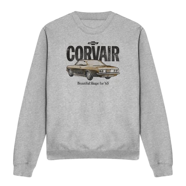 Chevrolet Unisex Adult Retro Corvair Heather Sweatshirt