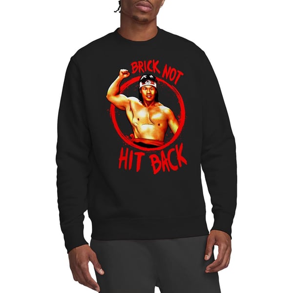 Bloodsport Unisex Adult Brick Not Hit Back Sweatshirt