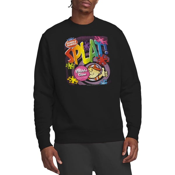 Dubble Bubble Unisex Adult Splat Gum Sweatshirt