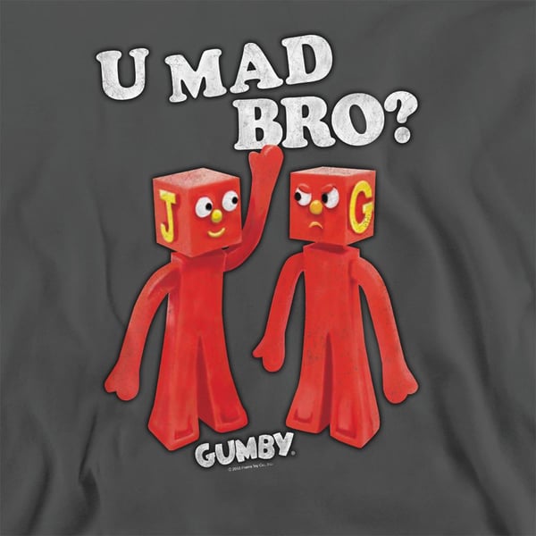 Gumby Unisex Adult U Mad Bro Sweatshirt