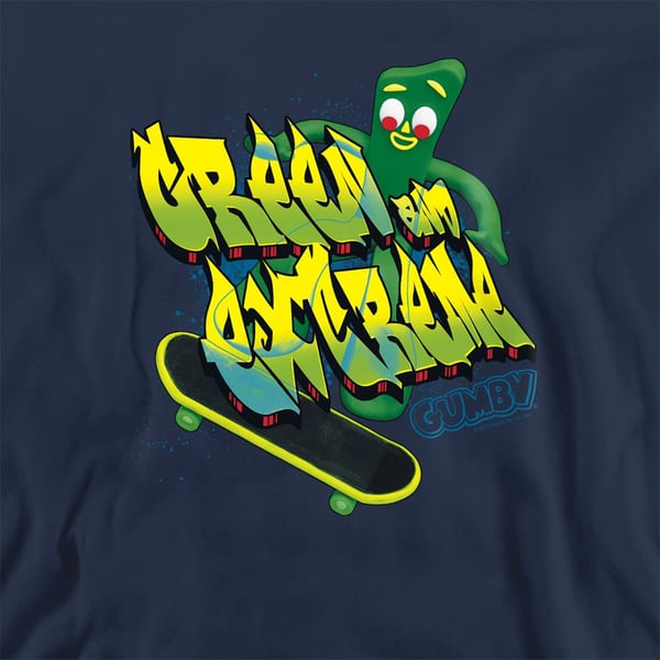 Gumby Unisex Adult Green And Extreme Sweatshirt