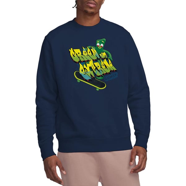 Gumby Unisex Adult Green And Extreme Sweatshirt