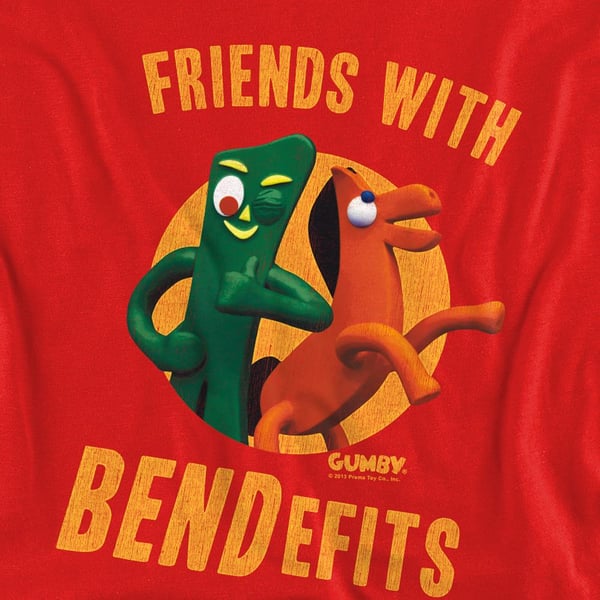 Gumby Unisex Adult Bendefits Sweatshirt
