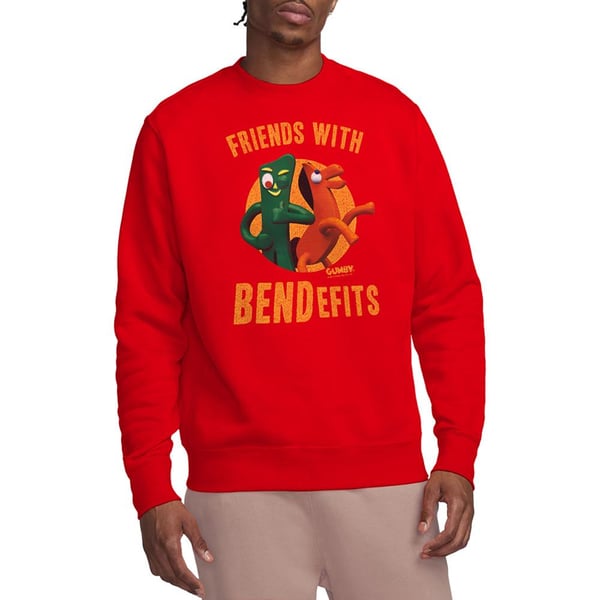 Gumby Unisex Adult Bendefits Sweatshirt