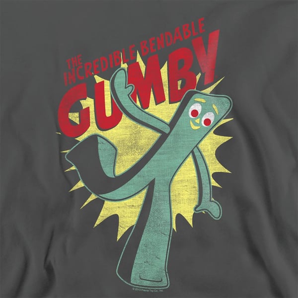 Gumby Unisex Adult Bendable Sweatshirt