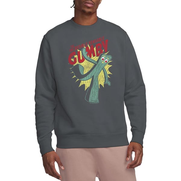 Gumby Unisex Adult Bendable Sweatshirt