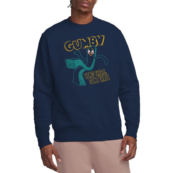 Gumby Unisex Adult Bend There Sweatshirt