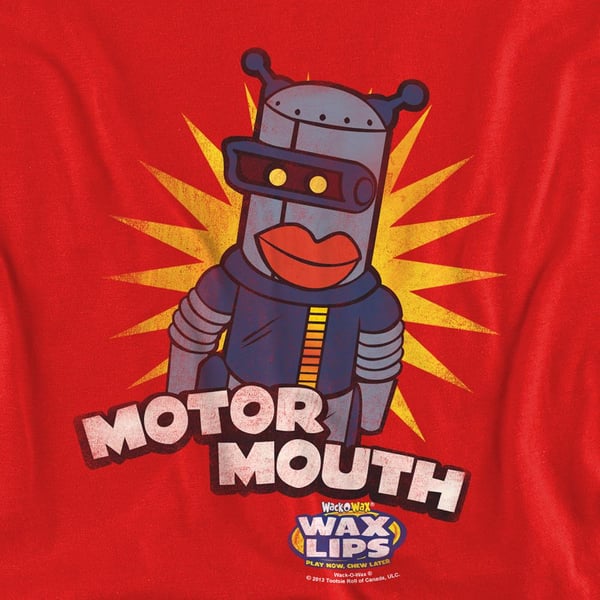Dubble Bubble Unisex Adult Motor Mouth Sweatshirt