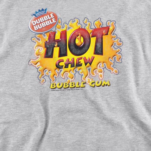 Dubble Bubble Unisex Adult Hot Chew Heather Sweatshirt