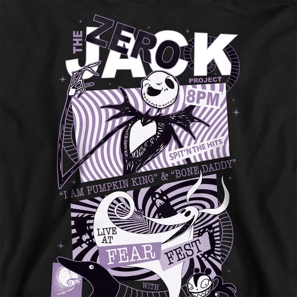The Nightmare Before Christmas Unisex Adult Pumpkin King Fear Fest Sweatshirt