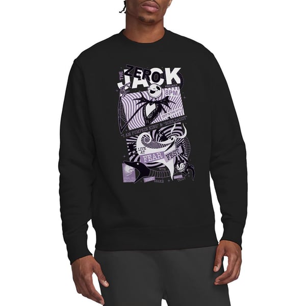 The Nightmare Before Christmas Unisex Adult Pumpkin King Fear Fest Sweatshirt