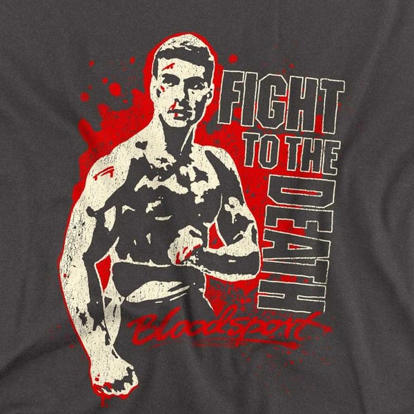 Bloodsport Unisex Aikuisten To The Death Pitkähihainen T-paita