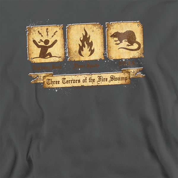 The Princess Bride Unisex Adult Three Terrors Sweatshirt