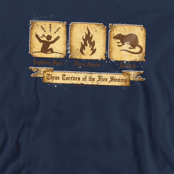 The Princess Bride Unisex Adult Three Terrors Sweatshirt