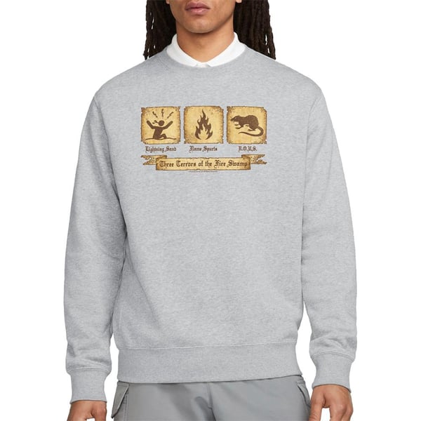 The Princess Bride Unisex Adult Three Terrors Sweatshirt
