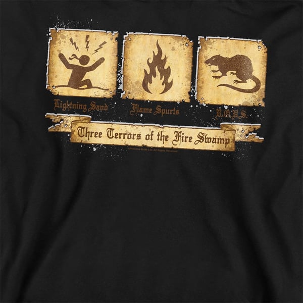The Princess Bride Unisex Adult Three Terrors Sweatshirt