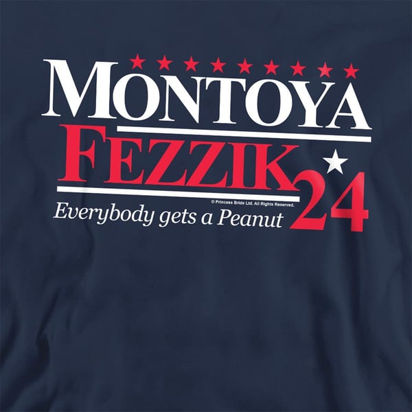 The Princess Bride Unisex Adult For President 24 Montoya & Fezzik Sweatshirt