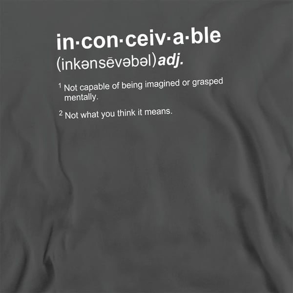 The Princess Bride Unisex Adult Definition Sweatshirt