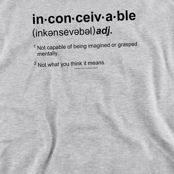 The Princess Bride Unisex Adult Definition Sweatshirt