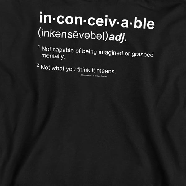 The Princess Bride Unisex Adult Definition Sweatshirt