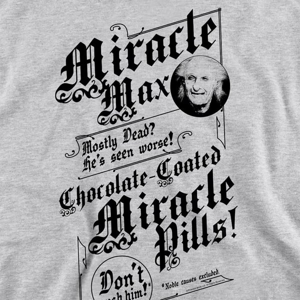The Princess Bride Unisex Adult Miracle Max Sweatshirt