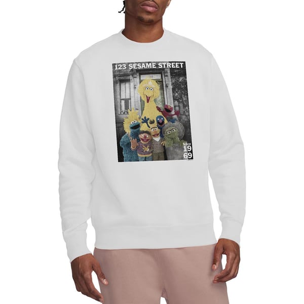 Sesame Street Unisex Adult Best Address Sweatshirt