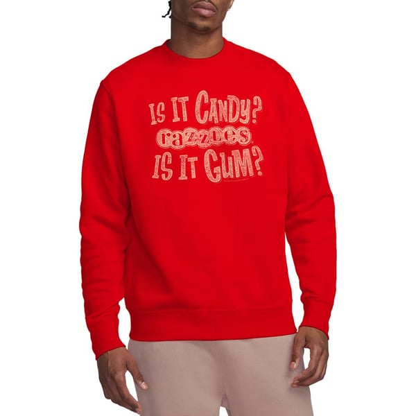 Dubble Bubble Unisex Adult Razzles What Is This Sweatshirt