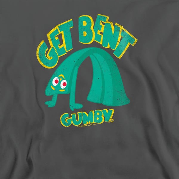 Gumby Unisex Adult Get Bent Sweatshirt