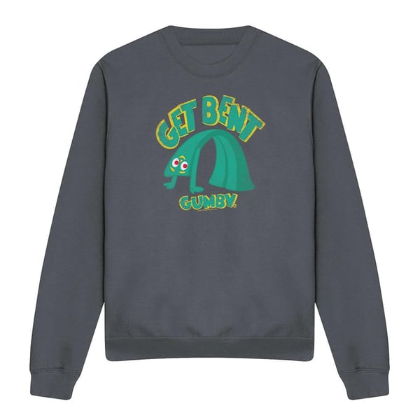 Gumby Unisex Adult Get Bent Sweatshirt